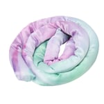 Spiral Lock Hair Bands Bendable Tie Dye Purple Long Dreadlock Ponytail Holde TOU