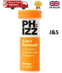 Phizz Orange 2 in 1 Multivitamin Hydration Tablets 10 Tablets