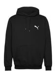 Ess Small Logo Hoodie Fl Sport Sweat-shirts & Hoodies Hoodies Black PUMA