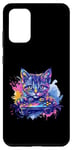 Coque pour Galaxy S20+ manette de jeu gamer chat idée de jeu inspiration créative