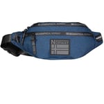 Geographical Norway Sany Ceinture de Taille Multifonctionnelle - Pochette Zippée Sport Outdoor - Sacoche Voyage - Accessoire Unisexe Automne Hiver Printemps Été (Marine)