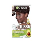 Garnier Nutrisse Permanent Hair Dye, Natural-looking, hair colour result, For All Hair Types, 3.12 Frozen Brown, Cool Browns