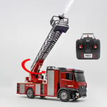 HuiNa CY1561 RC Fire Engine Truck with Ladder & Hose Water Spray 1:14 Model