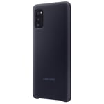 Samsung Galaxy A41 Semi-Rigid Soft Touch Silicone Back cover Black Original