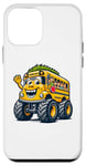 Coque pour iPhone 12 mini Funny Monster Truck School Bus Back To School Kids Boys