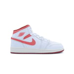 Chaussures Nike Air Jordan 1 Mid SE " Dune Red " GS Blanc Rouge FJ3464-160