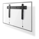 Support tv mural Fixe pour téléviseur 37 à 70 Poids Max 35kg Ultra Mince - Noir - Nedis