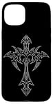 iPhone 15 Plus Gothic Cross Grunge Aesthetic Y2k Mall Goth Case