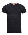 Superdry Mens Organic Cotton Orange Label Vintage T-Shirt - Black - Size X-Small