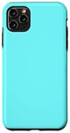 Coque pour iPhone 11 Pro Max Couleur bleu électrique simple