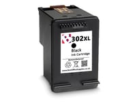 302 XL Black Refilled Ink Cartridge For HP Officejet 3833 Printers