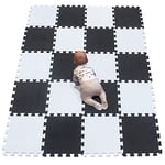 YIMINYUER® 20 Morceaux (30cmx30cmx1cm Chaque Morceau), Tapis De Puzzles Mousse Enfant, Jeu Bebe Dalle Mousse, Tapis De Sol R01R04G301020