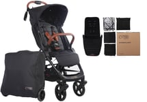 Mountain buggy Nano Urban Stroller Black Travel wheel set Accessory Pack 0m-22kg