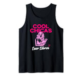 Cool Chicas Leer Libros, Cute Book Reader Woman Library Tank Top