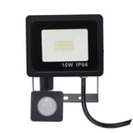 Trintion Security Light LED Floodlight IP66 Waterproof Energy Saving Outdoor Motion PIR Sensor Slimline Flood Light for Garage Garden Forecourt(10W)