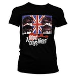 Hybris A Hard Days Night Girly Tee (Svart,M)