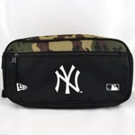 New Era NY New York Yankees MLB Cross Body Bag in Woodland Camo & Black