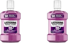 Listerine Total Care Mouthwash 1L (Pack of 2)