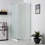 CABINE DE DOUCHE CARRÉE 90 X 90CM VERRE DÉPOLI 6MM COULISSANT | GIADA