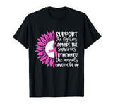 Support The Fighters Admire The Survivors | Breast Cancer T-Shirt