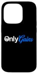 Coque pour iPhone 14 Pro Gym Bodybuilder Fitness Workout Only Gains