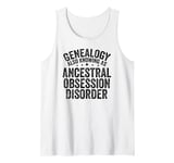 Fun Sarcastic Genealogy Genealogist Tree Historian Men Women Tank Top