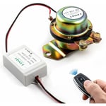 Coupe Circuit de Batterie Voiture, Isolateur Interrupteurs Batterie 12V avec Télécommande électromagnétique pour Auto