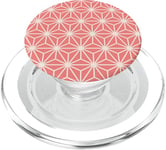 Pink Beige Cubes Hexagons Triangles Stars Mesh Pattern PopSockets PopGrip pour MagSafe