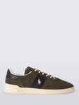 Ralph Lauren Heritage Aera Suede Trainers, Olive