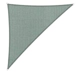 Shadow Comfort Ombre Voile écran Solaire perméable à l'eau HDPE auvent de Jardin pour Jardin extérieur Terrasse UV Bloc - Triangle 4x4x5,70m - Country Blue