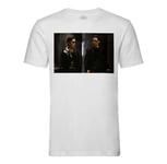 T-Shirt Homme Col Rond Matrix Keanu Reeves Carrie Anne Moss Film Action Cinema