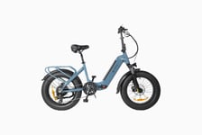 DYU FF500 500W höghastighets elcykel – 32 km/h, 13,5 Ah löstagbart batteri, 20x4,0 feta däck – hopfällbar aluminiumpendlare