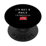 Im Not A Maco Drapeau Trinidad and Tobago Trini Pride PopSockets PopGrip Adhésif