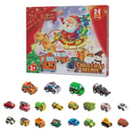 Kids Boys Trucks Cars Car Blind Box Christmas Advent Calendar Countdown Toys