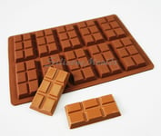 10 Cell 6 Section Chocolate Snap Bar Silicone Mould Candy Wax Melts Craft N079