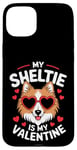 Coque pour iPhone 15 Plus Nova Scotia Tolling Toller My Valentines Hearts Day Dog Mom