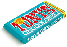 Tonys Chocolonely Milk Crispy Wafer Chocolate Bar 180g-3 Pack