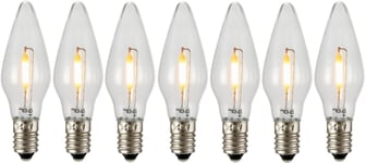 Universal LED Filament E10 10-55V 0,5W 7-pack