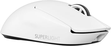 Pro X Superlight 2 Lightspeed Souris Gaming Sans Fil, Légère, Switchs Hybrides Lightforce, Capteur Hero 2, 888 Ips, 44K Ppp, 5 Boutons Programmables, Usb-C, Pc & Mac - Blanc