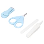 4pcs Baby Nail Kit Safety Nursing Baby Nail File Set With Scissors Nail File Rou