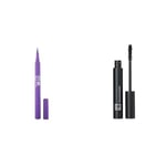 3INA MAKEUP - The Color Pen Eyeliner 482 + The 24h Level Up Mascara 900 - Eyeliner Violet 10h longue durée + Mascara Noir Effet D'allongement et de Mise en Forme - Vegan - Cruelty Free