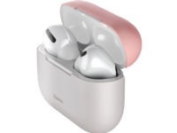 Baseus Super Thin silicone protective case for Apple AirPods Pro (gray-pink)