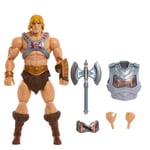 Masters of the Universe : Revolution Masterverse Musclor Figurine articulée deluxe avec armure de combat amovible, 30 points d'articulation, jouet à collectionner, HYC49