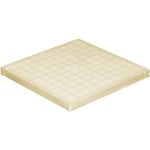 First Plast - Couvercle 285x285mm pour tuyau descente eau pluviale - sable - first-plast