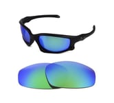 NEW POLARIZED REPLACEMENT GREEN LENS FOR OAKLEY SPLIT JACKET SUNGLASSES