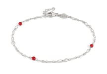 Nomination Anklets fotlänk i silver stone coral 241000/005