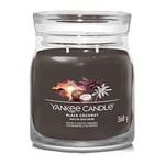 Yankee Candle Signature Candle | Bougie parfumée en pot de taille moyenne avec double mèche | Mélange de cire de soja à combustion longue | Cadeau parfait pour femme (1701382E)