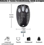 Pack Vaihto Handheld Chamberlain Liftmaster Motorlift Autotallin oven lähetin 94335e | 84335e | Ml700 | Ml500 | Ml850 | Merlin C945 | C840 Se