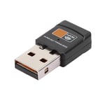 USB-WiFi-sovitin 2,4G-5G 600 Mbps Dual Band Mini Langaton tietokoneverkkokorttivastaanotin