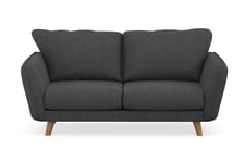 Trend Lyx 2-seter Sofa - Mørkegrå Kordfløyel 2 seter sofa Grå